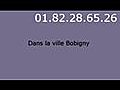 Plombier Bobigny - Tél : 01.82.28.65.26. Deplacement  Bobigny.