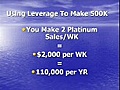 Leverage 5K into 1 Million With OnLine Marketing Home Business