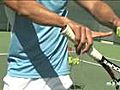 Creating Top Spin in Tennis