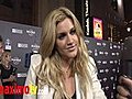 ASHLEY ROBERTS Interview at HARD ROCK CAFE Hollywood Opening