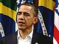 Obama in Brazil,  Focused on Libya