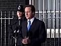 David Cameron arrives at Number10