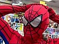 Spiderman schnappt Comic-Dieb