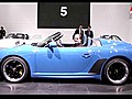 Limitierter Porsche 911 Speedster auf dem Pariser Automobil Salon 2010