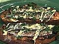 Grilled appetizer: Sardine crostini