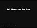 Sell Timeshare For Free