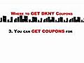 How to Find DKNY Coupons