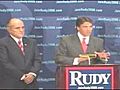 Texas Gov. Rick Perry Endorses Rudy Giuliani