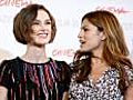 Keira Knightley and Eva Mendes upstaged by film protesters