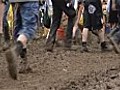 Mud,  mud, mud: Glastonbury 2011