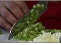 Chopping Peppers for Chili