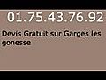 Assainissement Garges les gonesse - 01.75.43.76.92