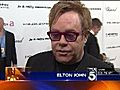 KTLA: Celebs Flock to Elton John’s Oscars After Party - Jessica Holmes reports