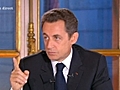 Les priorités selon Sarkozy