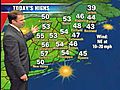 03/25/09: NECN weather forecast,  9am