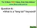 Keyword Discovery - FREE 20 Q & A You Asked