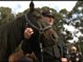 Raw Video: 2 San Francisco Police Horses Retire