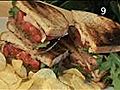 How To Make A Barbecued Peppered Flank Steak And Tomato Sandwich