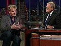 Gordon Ramsay Charms David Letterman