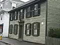 Royalty Free Stock Video SD Footage Historical House on an Autumn Day in Marblehead,  Massachusetts