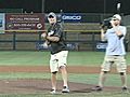 Brett Favre Throws Out The First Pitch At C-USA Tournament