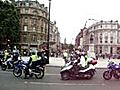 Motorrad Streik in London City