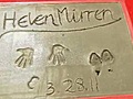 Helen Mirren honored in cement