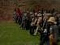 Civil war reenactment goes on,  despite controversy