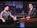 Adam Levine on Jimmy Kimmel Live PART 1