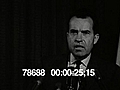 NIXON EXPRESSES OPINION ON TELEVISED DEBATES - HD