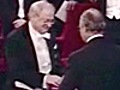 Arvid Carlsson receives his Nobel Prize