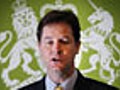 Clegg Speech Takes Swipe At Labour On Economy