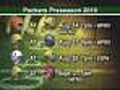 Packers pre-season schedule finalized
