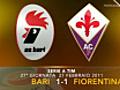 Bari-Fiorentina 1-1