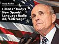 Rudy Giuliani Radio Ad 