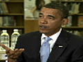 Obama on &#039;the bubble&#039;