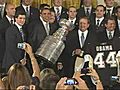 Obama welcomes Pittsburgh Penguins to White House