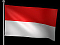 Indonesia Flag Stock Footage