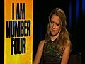 Teresa Palmer talks I Am Number Four