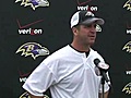 Ravens&#039; Harbaugh on Gaither,  Heap, McClain