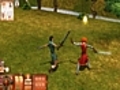 The Sims Medieval - Lady Busta Fights a Bandit Gameplay Movie [PC]