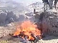 Burning Taliban Corpses