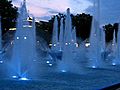 The Fountains at Kings Island at Night