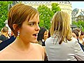 Emma Watson dazzles at premiere