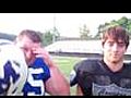 The last hoorah for two area football players