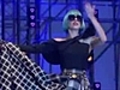 Lady Gaga performs at gay rights rally