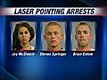 4 Arrested,  Accused Of Shining Laser In Police Helicopter