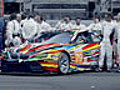 The BMW art car at Le Mans: awesome video