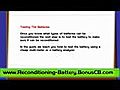 Battery Reconditioning Automotive - Battery Reconditioning Chemicals