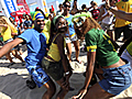 Celebran con samba triunfo de Brasil